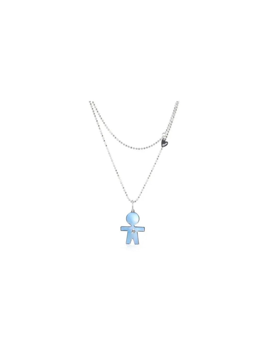 Gioielli Bimbi Jewels | Bimbi Jewels Gioiamore Collana Bambino In Argento E Madreperla - Ref: Clbi19B/Mopwbl