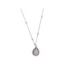 Gioielli Golay - World Diamond Group | Golay Collezione Classic "Goccia" Collana In Oro Bianco E Diamanti Ct. 0.53 - Pct005Di