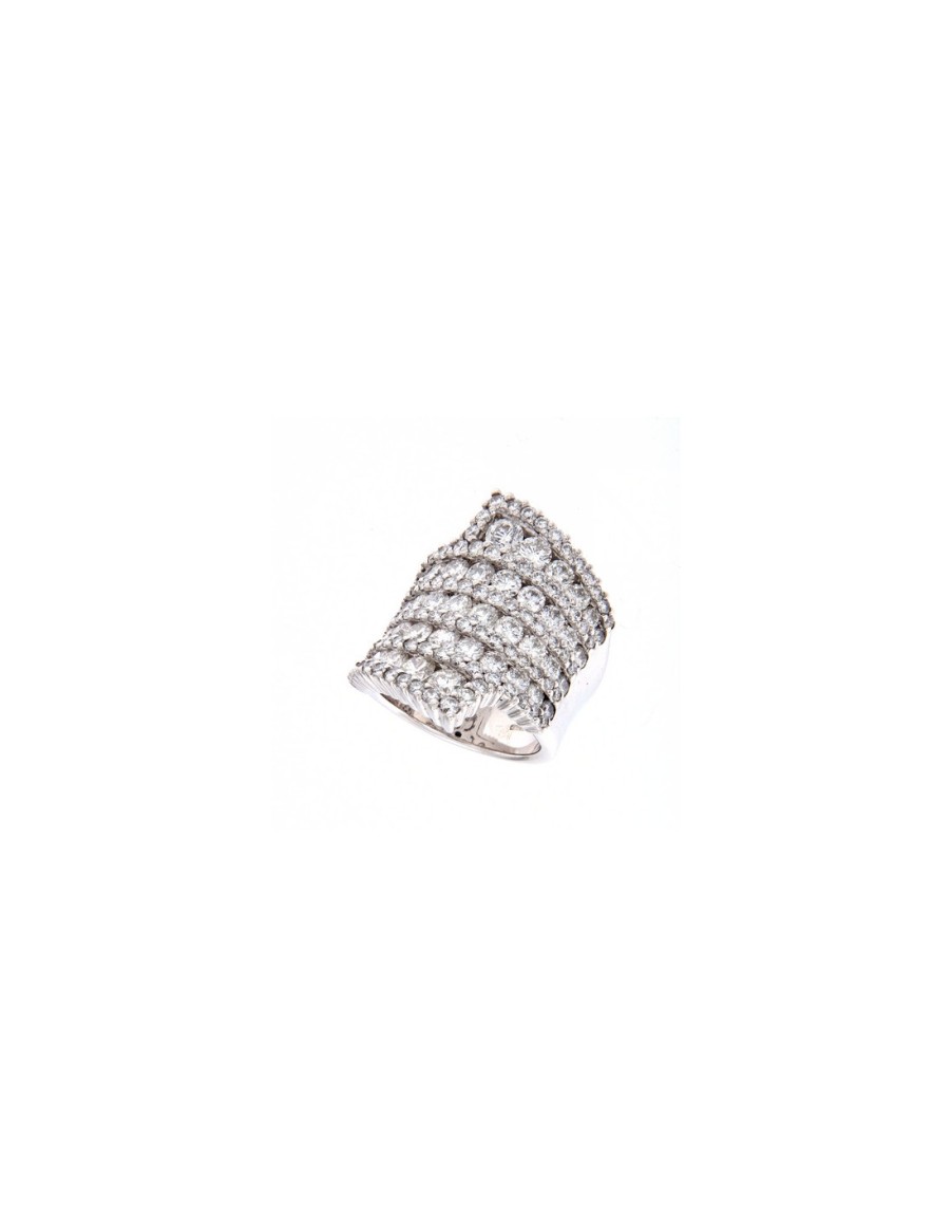 Gioielli Crivelli Gioielli | Crivelli Collezione Diamanti Anello In Oro E Diamanti 5.95 Ct - 10068670