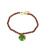 Gioielli Misis - live your nature | Misis Lucky Gecko Collana Argento Placcato Oro 18 Kt, Smalto, Agata Ca09959