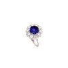 Gioielli Soprana | Soprana Collezione Tanzanite Anello In Oro Bianco, Diamanti 1.10 Ct, E Tanzanite 2.18 Ct