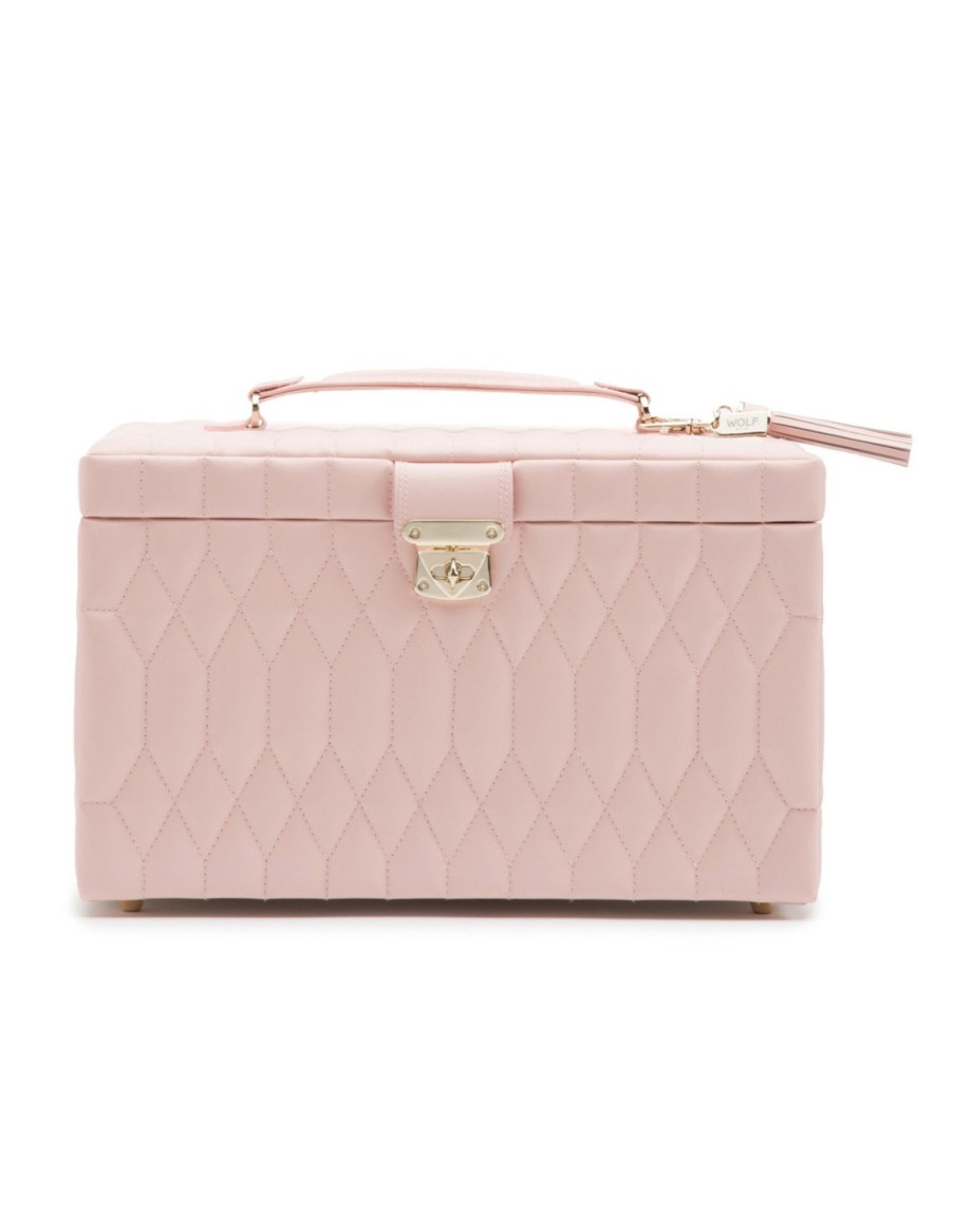 Accessori Wolf - 1834 | Wolf Caroline Large Jewelry Case Portagioielli Rosa - 329915