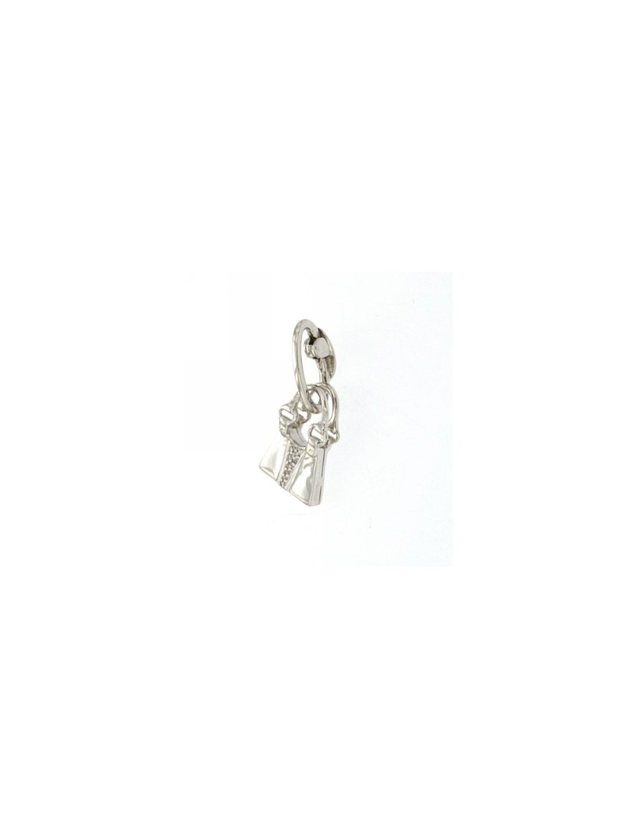 Gioielli Rosato | Rosato Charms Borsa Catherine Oro Bianco E Diamanti- 50026395