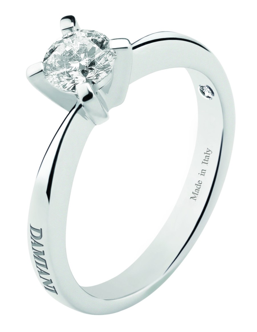 Gioielli Damiani - handmade in Italy since 1924 | Damiani Armonia Anello In Platino 0.40 Ct- Armonia 0.40 G If