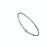 Gioielli Soprana | Soprana Collezione Diamanti Bracciale "Tennis" In Oro Bianco E Diamanti 1.12 Ct - Paigemtr25