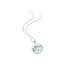 Gioielli Misis - live your nature | Misis Reef Party Collana Argento Placcato, Smalto Corallo Azzurro E Zirconi Ci05888A