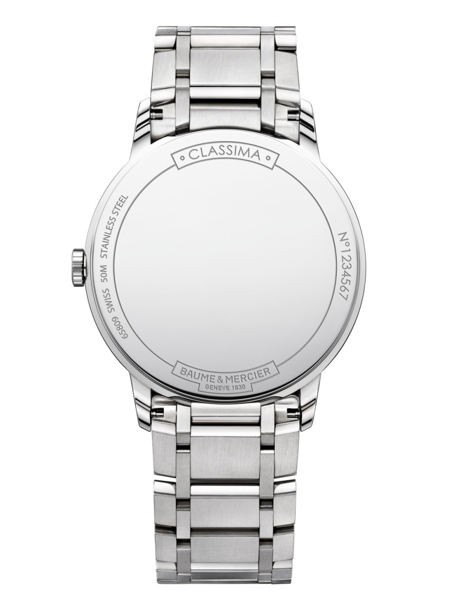 Orologeria Baume & Mercier | Baume & Mercier Classima Acciaio Su Acciaio - M0A10382