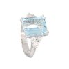 Gioielli Golay - World Diamond Group | Golay Collezione Acquamarina Anello In Oro Bianco, Diamanti E Acquamarina 5.56 Ct - Aclc059Diaq5