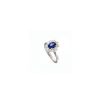 Gioielli Damiani - handmade in Italy since 1924 | Damiani Classic Anello In Oro Bianco, Zaffiro 1.00 Ct E Diamanti 0.68 Ct