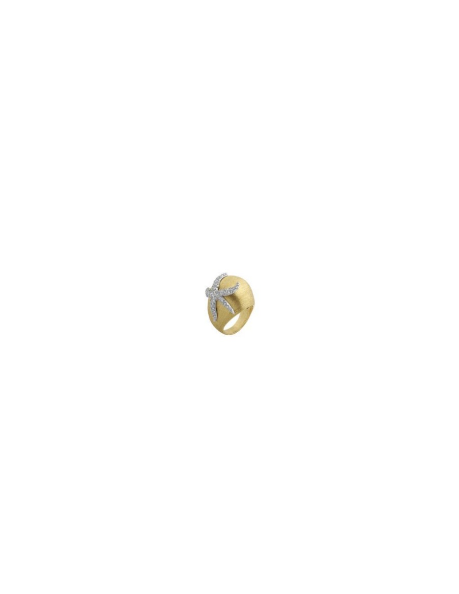 Gioielli Misis - live your nature | Misis Sipadan Anello Argento Placcato Oro 18Kt, Zirconi An02873