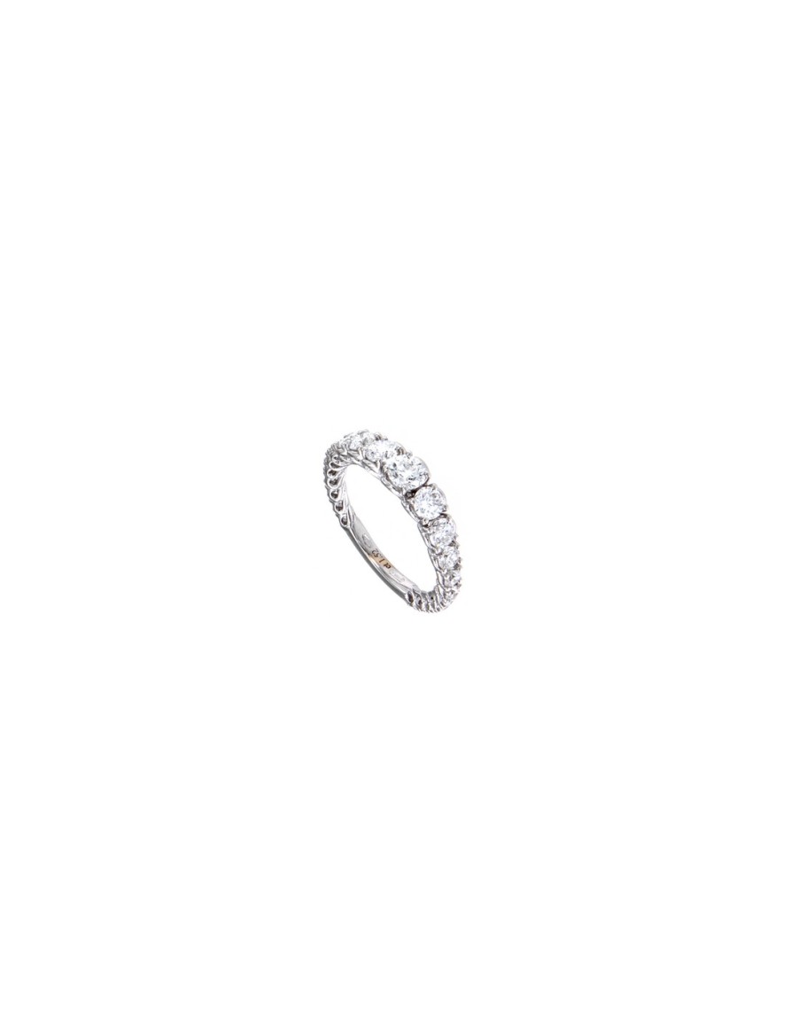 Gioielli Golay - World Diamond Group | Golay Collezione Infinite Love Anello Oro Bianco E Diamante Ct. 1.52 - Aets024B150Di