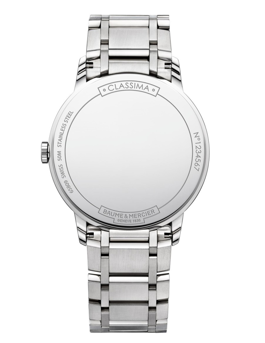 Orologeria Baume & Mercier | Baume & Mercier Classima Acciaio Su Acciaio - M0A10354