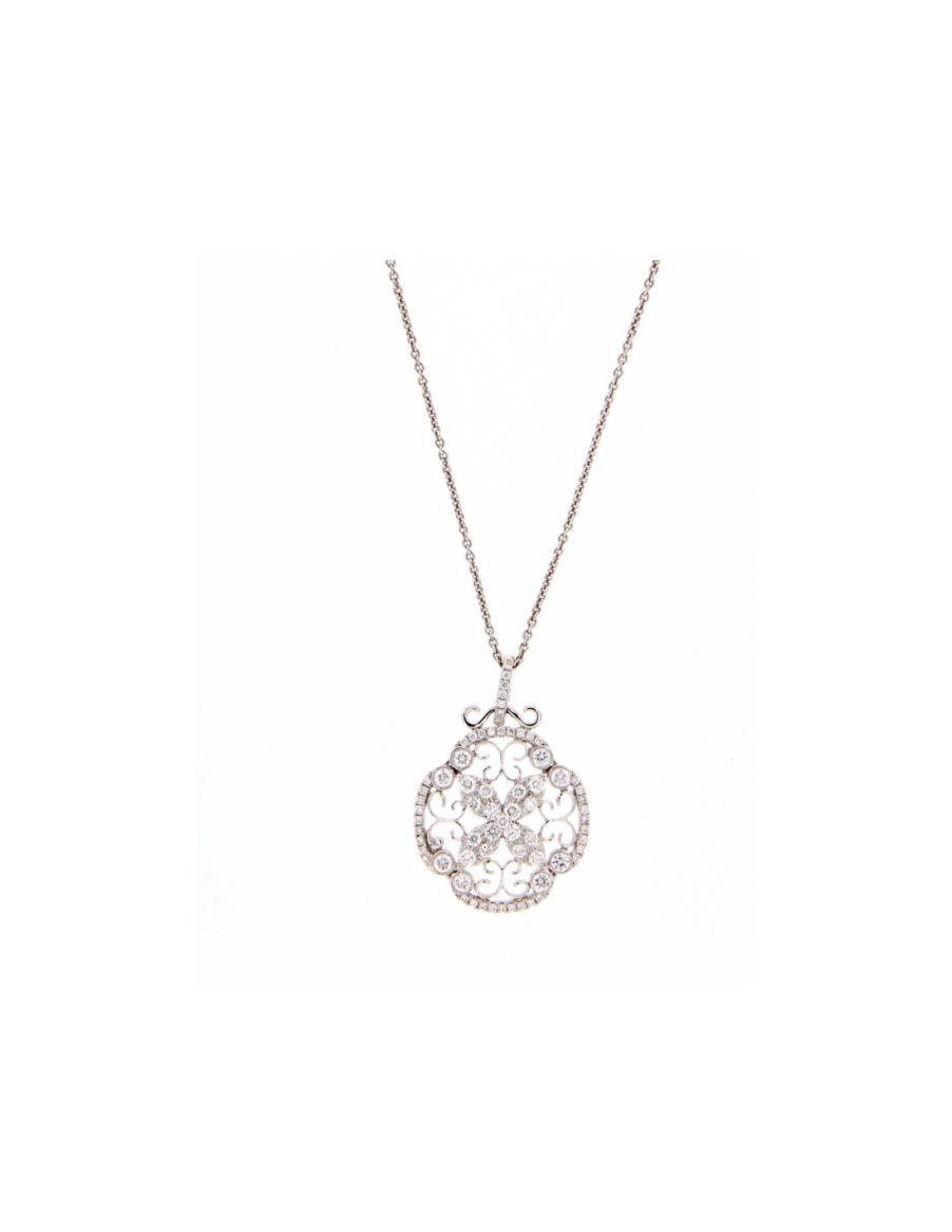 Gioielli Crivelli Gioielli | Crivelli Collezione Diamanti Collana In Oro E Diamanti 0.83 Ct - 320-P61248