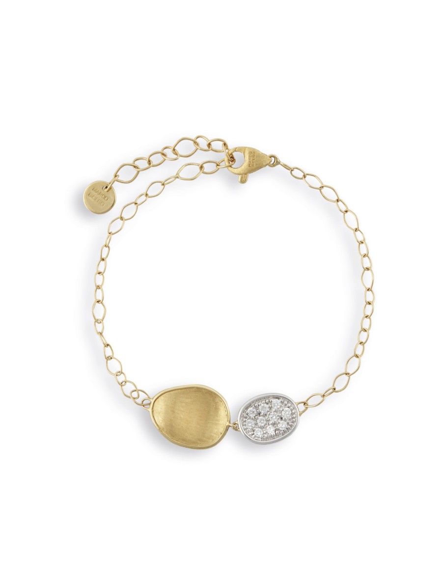 Gioielli Marco Bicego | Marco Bicego Lunaria Diamanti Bracciale Oro Giallo Ref: Bb1965-B- Bb1965-B