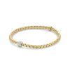 Gioielli Fope Gioielli | Fope Bracciale Flex'It Eka Tiny In Oro E Diamanti Ref: 733B Pave