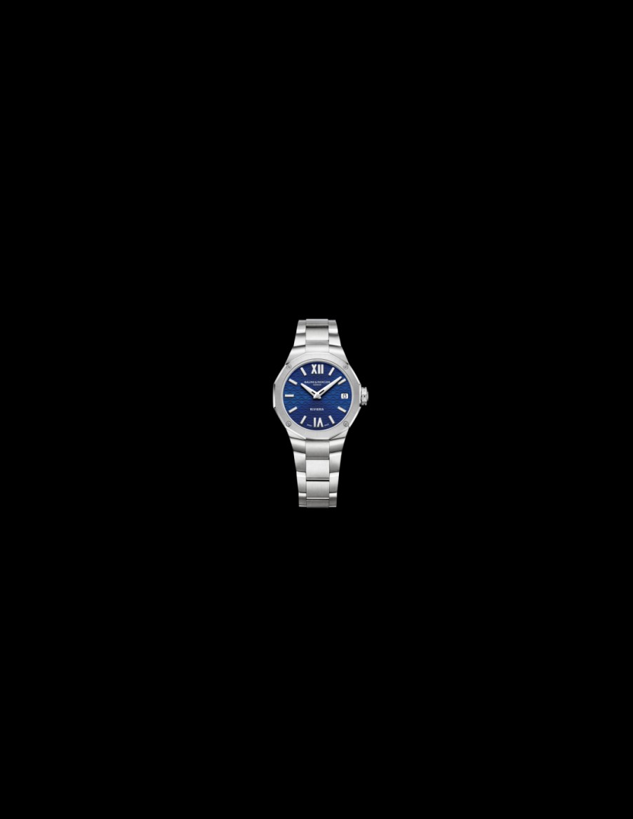 Orologeria Baume & Mercier | Baume & Mercier Riviera Acciaio Su Acciaio - M0A10727