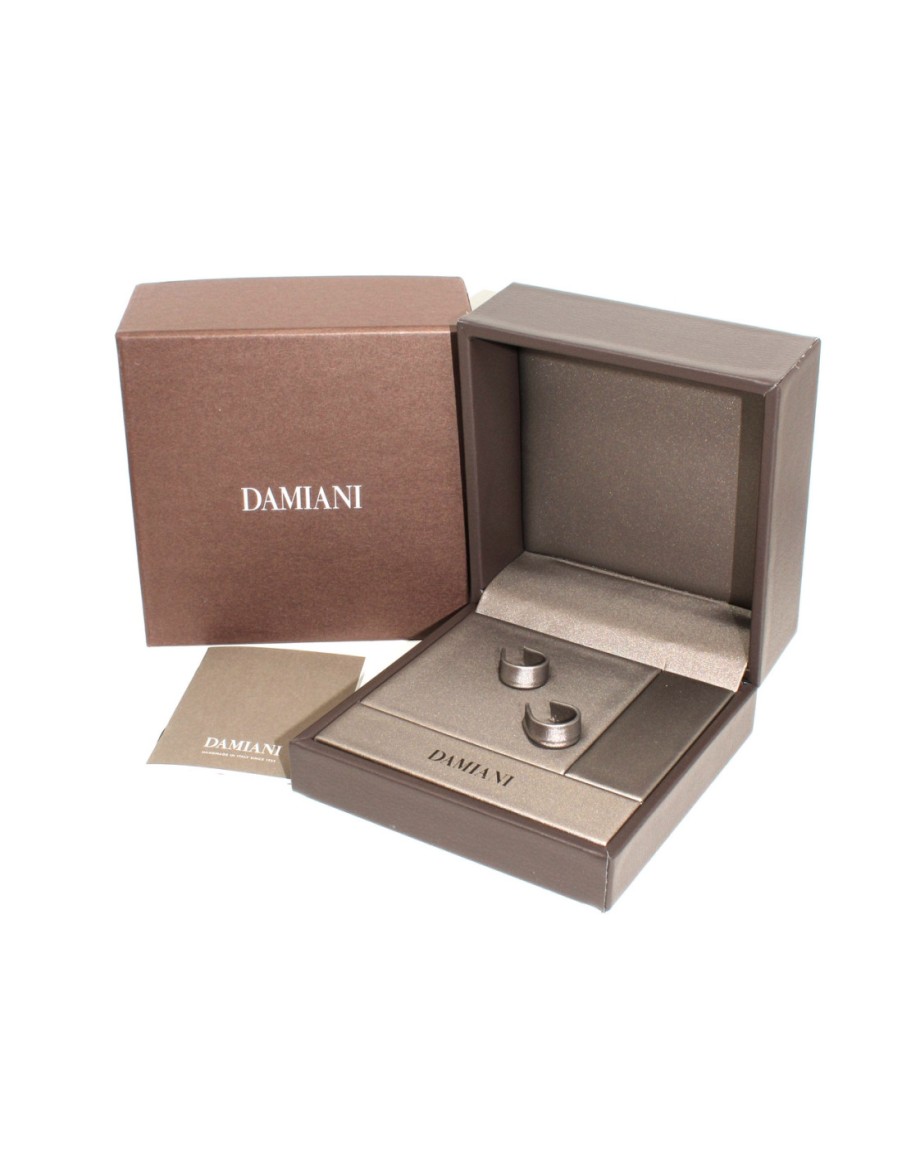 Gioielli Damiani - handmade in Italy since 1924 | Le Fedi Damiani D-Side In Platino E Diamanti 5+5 Spessore 2.5 Mm