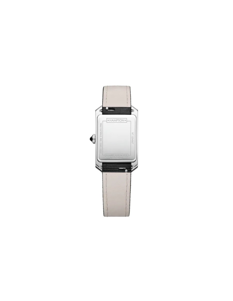 Orologeria Baume & Mercier | Baume & Mercier Hampton Acciaio E Pelle - M0A10630