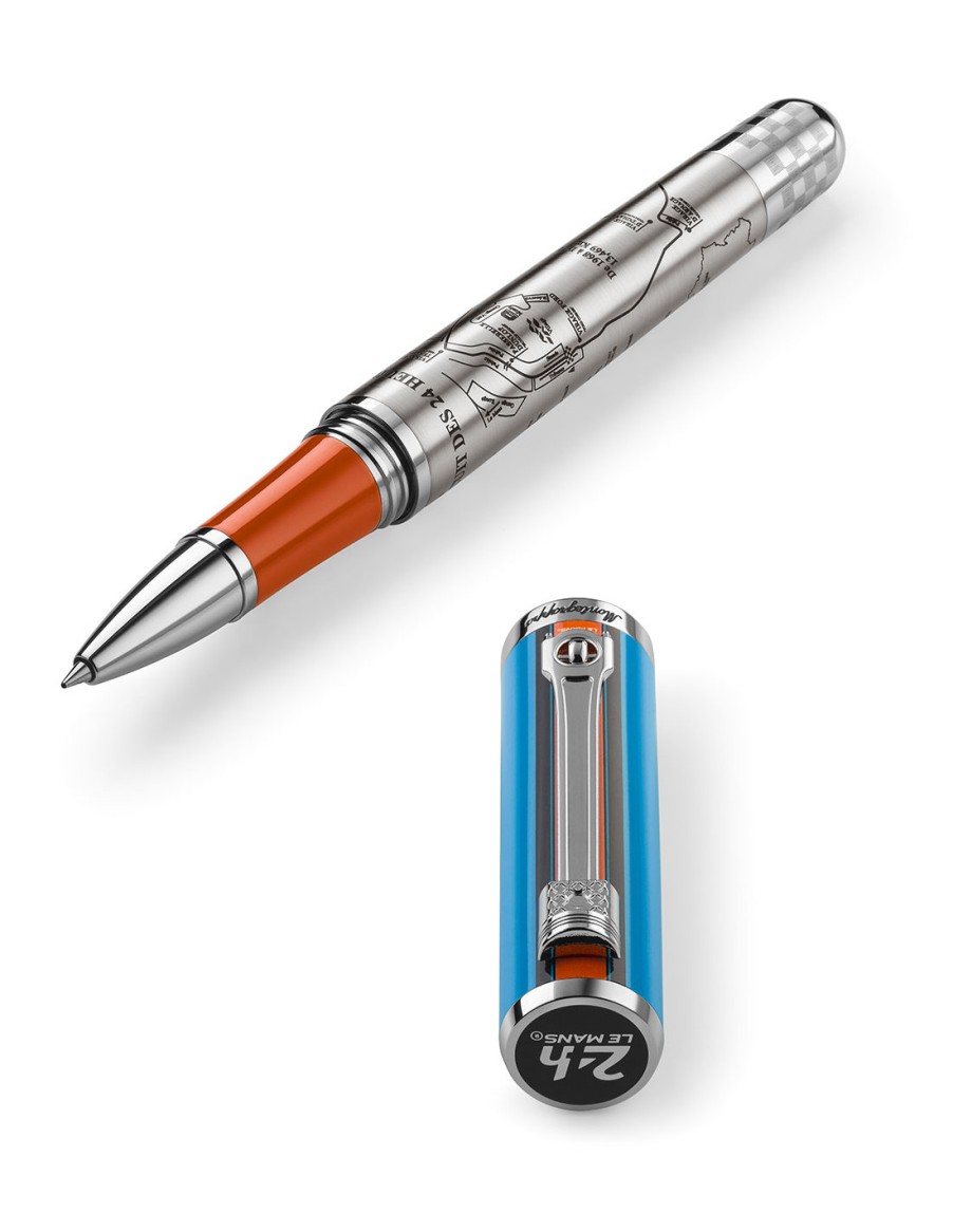 Penne MONTEGRAPPA 1912 | Montegrappa 24H Le Mans Legende Penna Roller - Endurance Blu