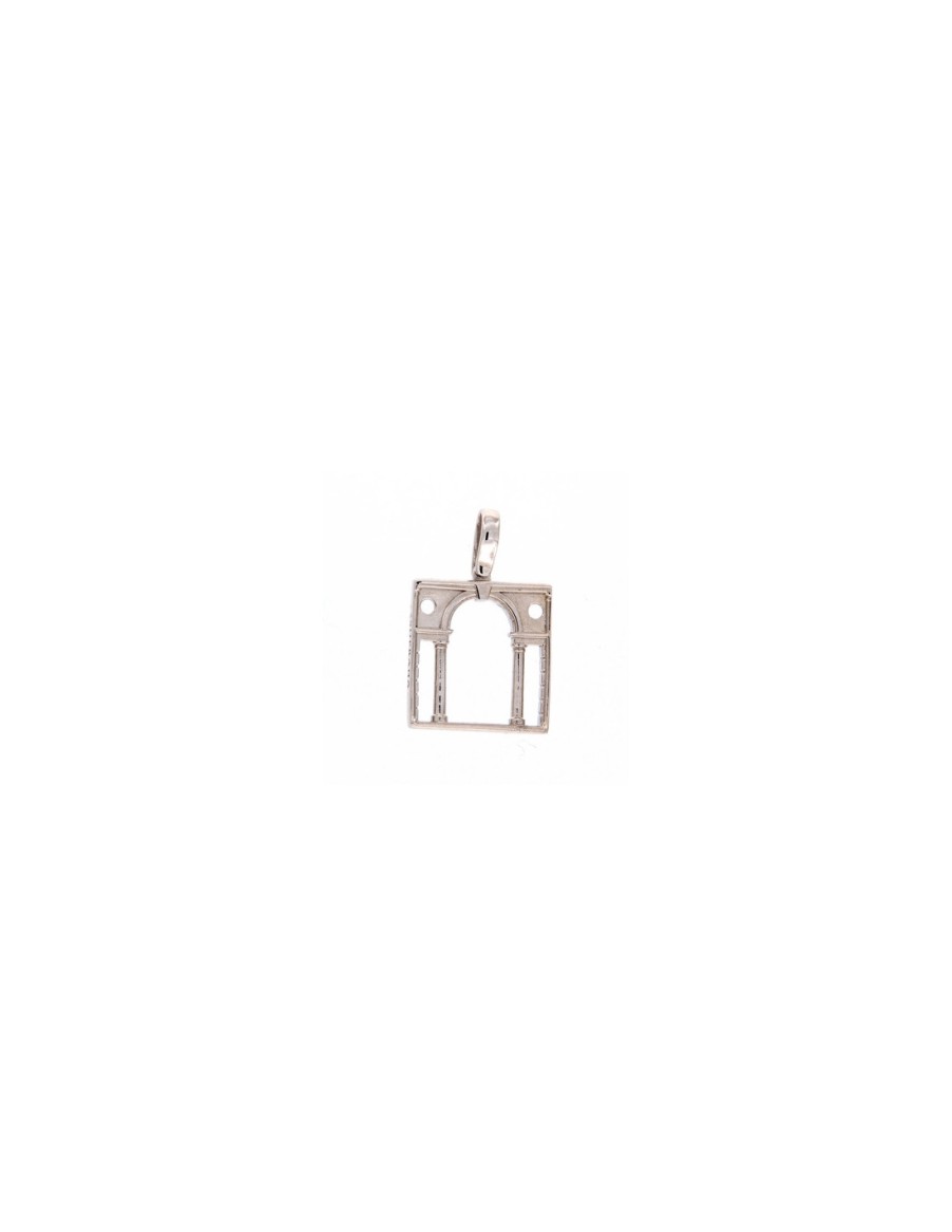 Gioielli Loving Palladio | Loving Palladio Pendente In Oro Bianco 04B