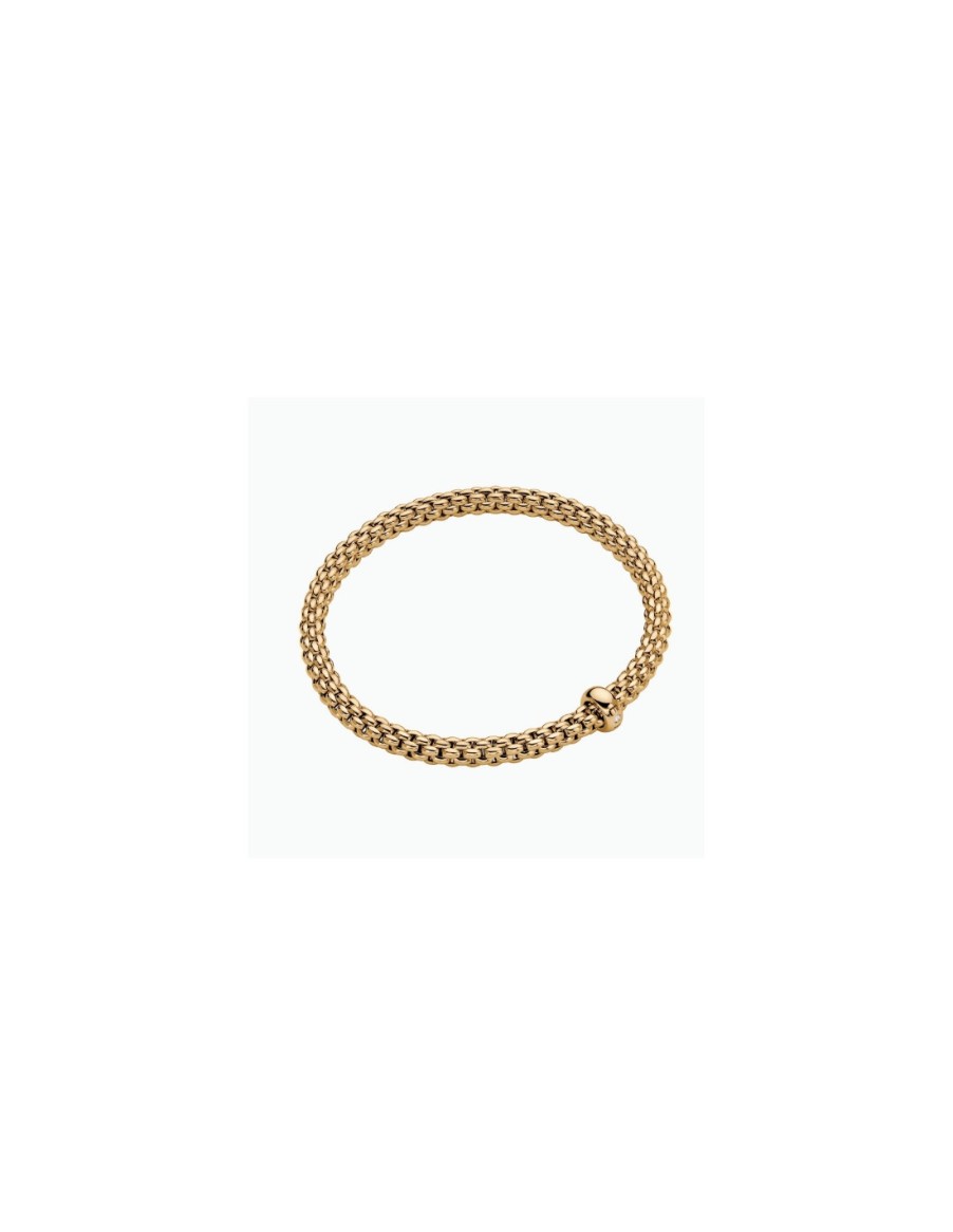 Gioielli Fope Gioielli | Fope Bracciale Flex'It Solo In Oro Ref Br620-Bbr